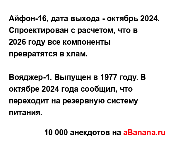 Айфон-16, дата выхода - октябрь 2024. Спроектирован с...