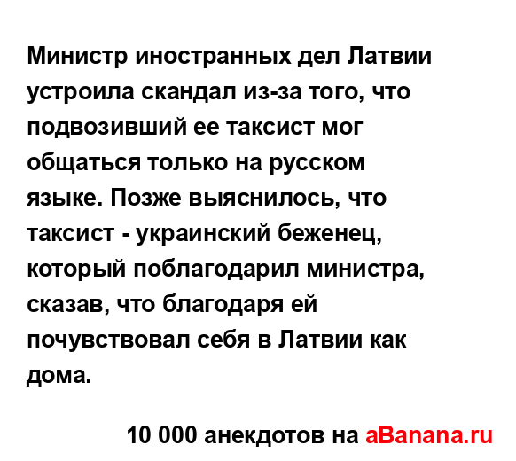 Министр иностранных дел Латвии устроила скандал из-за...