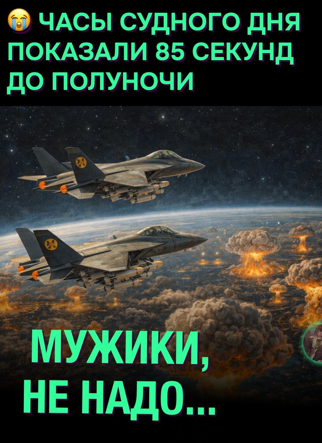 Стрелки Часов Судного дня перевели на отметку 85 секунд до полуночи — это самый тревожный показатель с 1947 года.