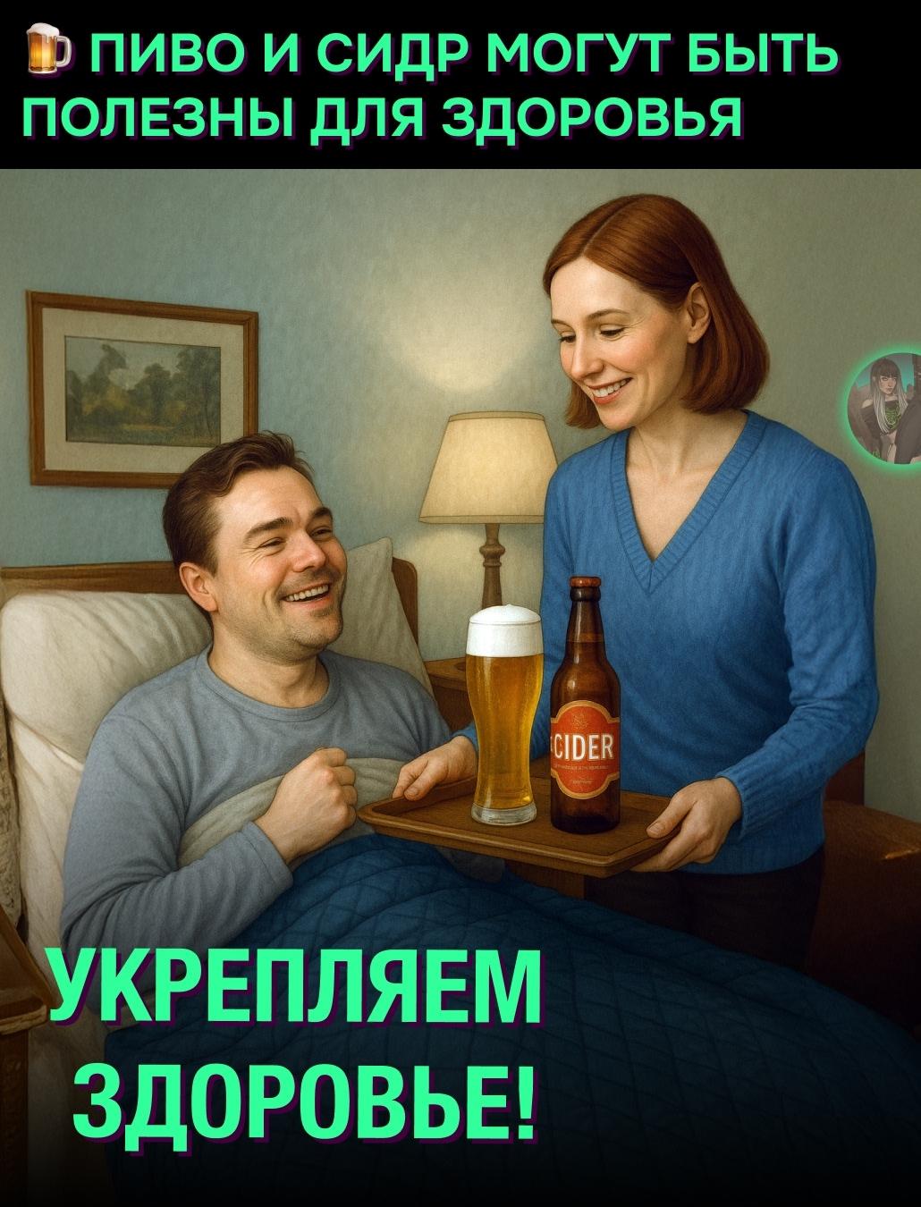 &#9757; Диетологи заявили, что пиво и сидр содержат витамины и пребиотики, но пить их стоит в меру