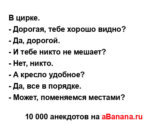 В цирке....
