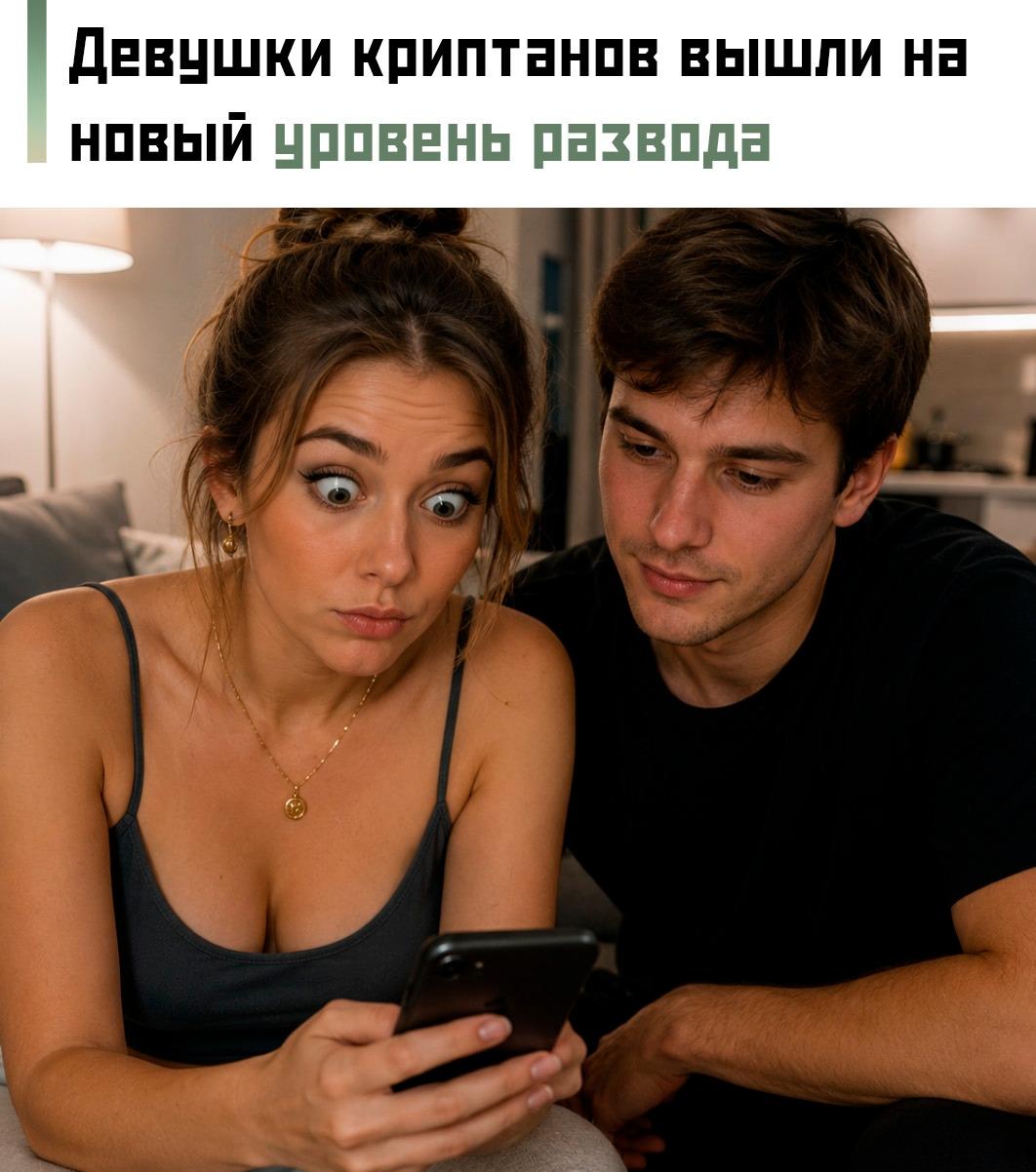 😂 Девушка попросила парня скинуть денег на суши. Тот честно ответил, что свободные деньги у него только в крипте.