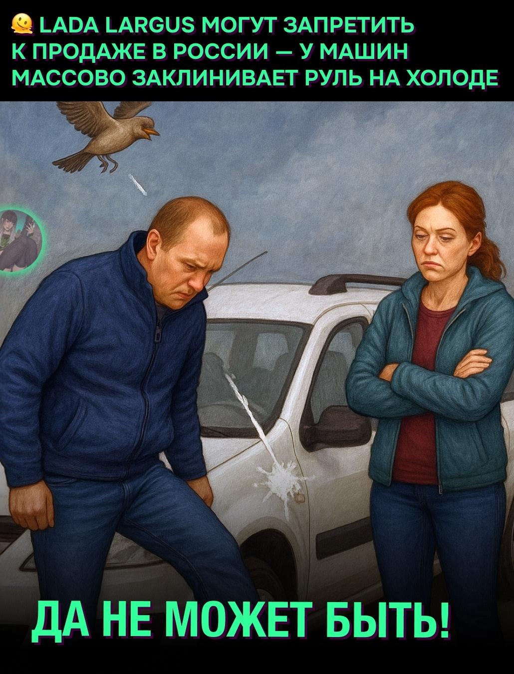 ‼ По данным СМИ, Росстандарт направил АвтоВАЗу уведомление о несоответствии требованиям безопасности: водители жалуются, что на морозе руль “закусывает” или туго поворачивается, создавая риск аварий.