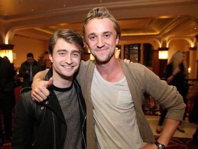 Дэниел Рэдклифф и Том Фелтон встретились спустя почти 15 лет после финала «Гарри Поттера»❤️