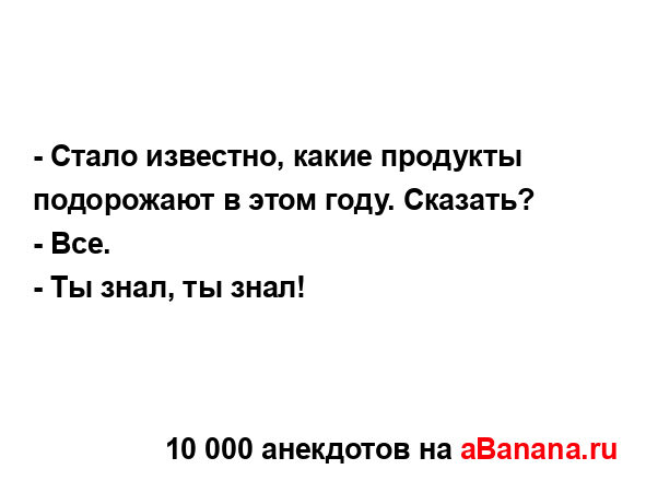 - Стало известно, какие продукты подорожают в этом...