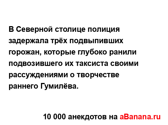 В Северной столице полиция задержала трёх подвыпивших...