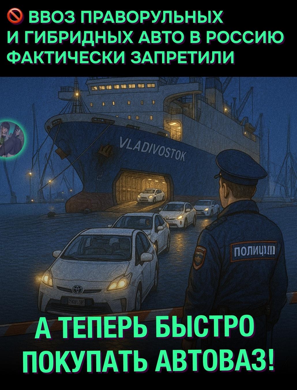 &#8252; Праворульные и гибридные машины больше не проходят сертификацию — рынок на грани остановки