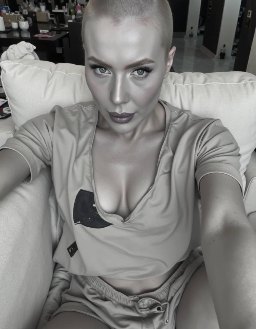 Карина Кросс начинает новый год с новым образом.