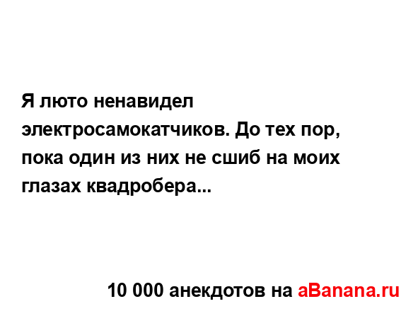 Я люто ненавидел электросамокатчиков. До тех пор, пока...